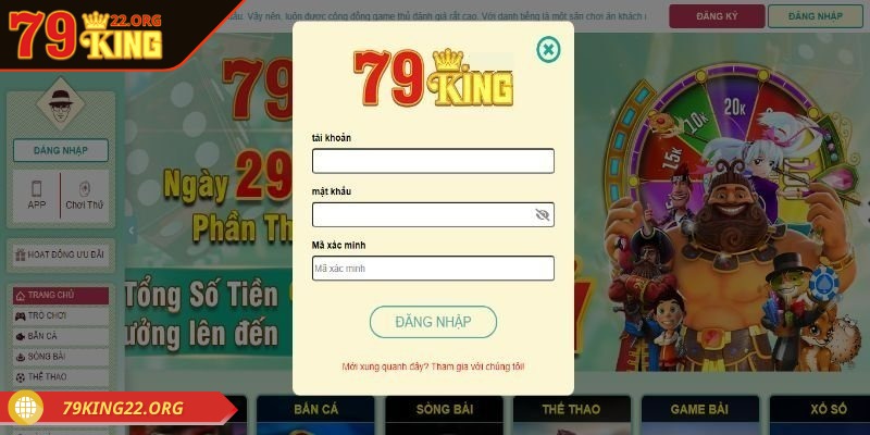Giải đáp thắc mắc 79king không đăng nhập được phải làm sao?