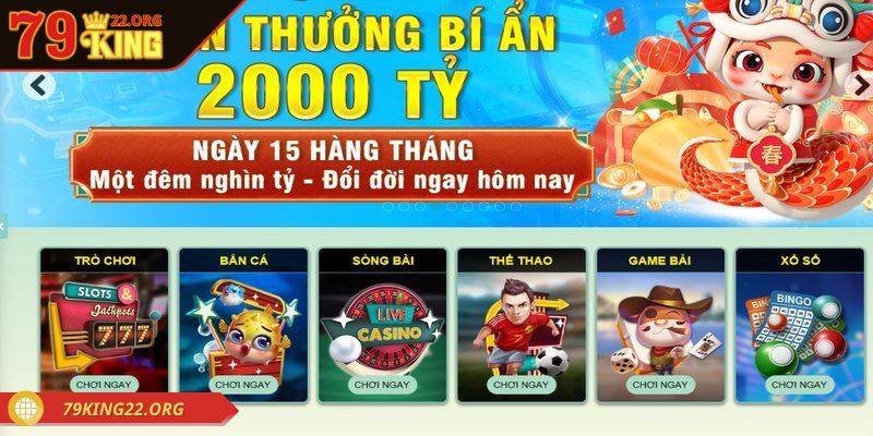 Giới thiệu 79king đều cho thấy đây là thương hiệu được tin cậy