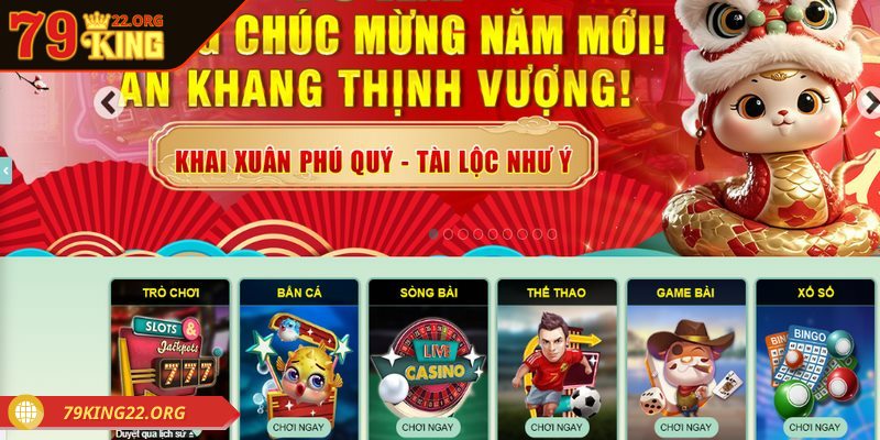 Nhà cái uy tín 79king điểm hẹn giải trí không thể thiếu